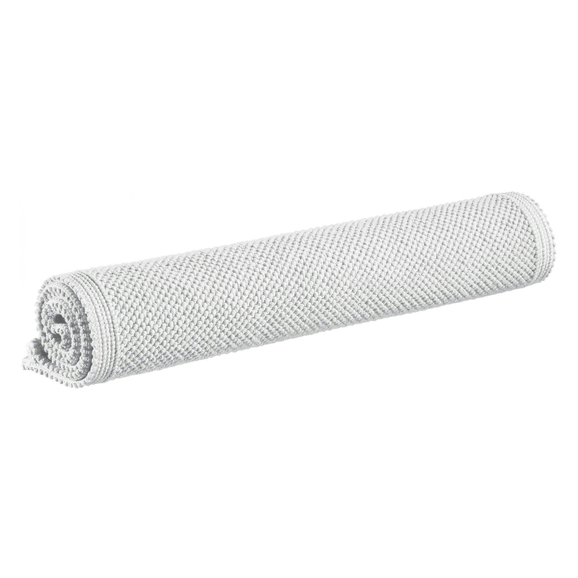 ETIA - Tapis de bain uni  en coton neige 54 x 64