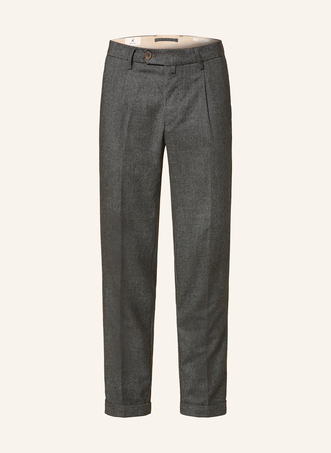 MYTHS Flanellhose Extra Slim Fit