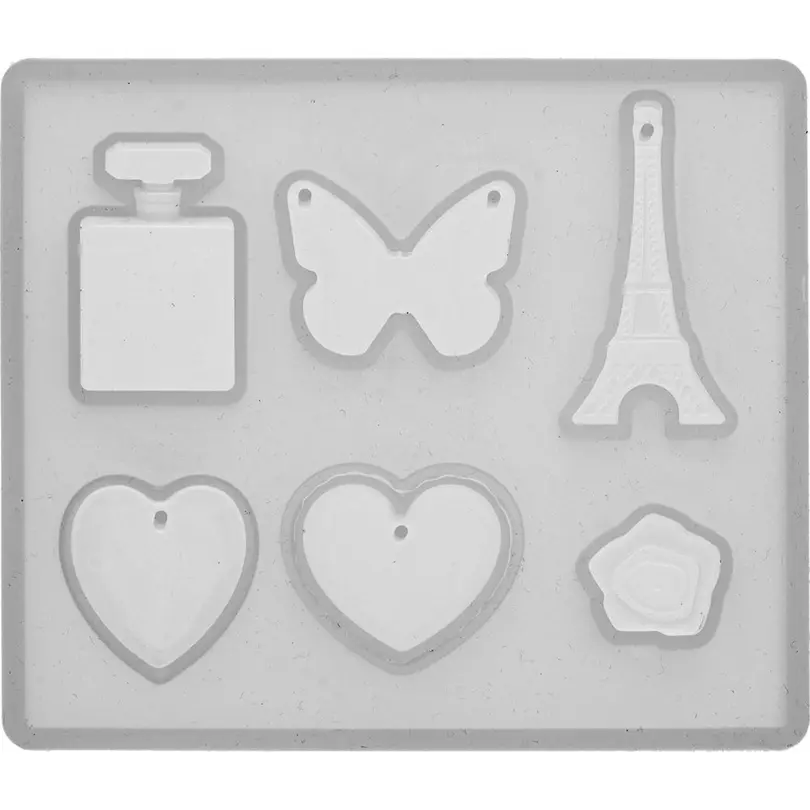Silikonform 5-teilig Paris