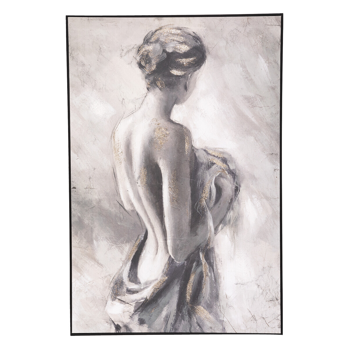 Framed painted canvas"Naked" 60x90 cm