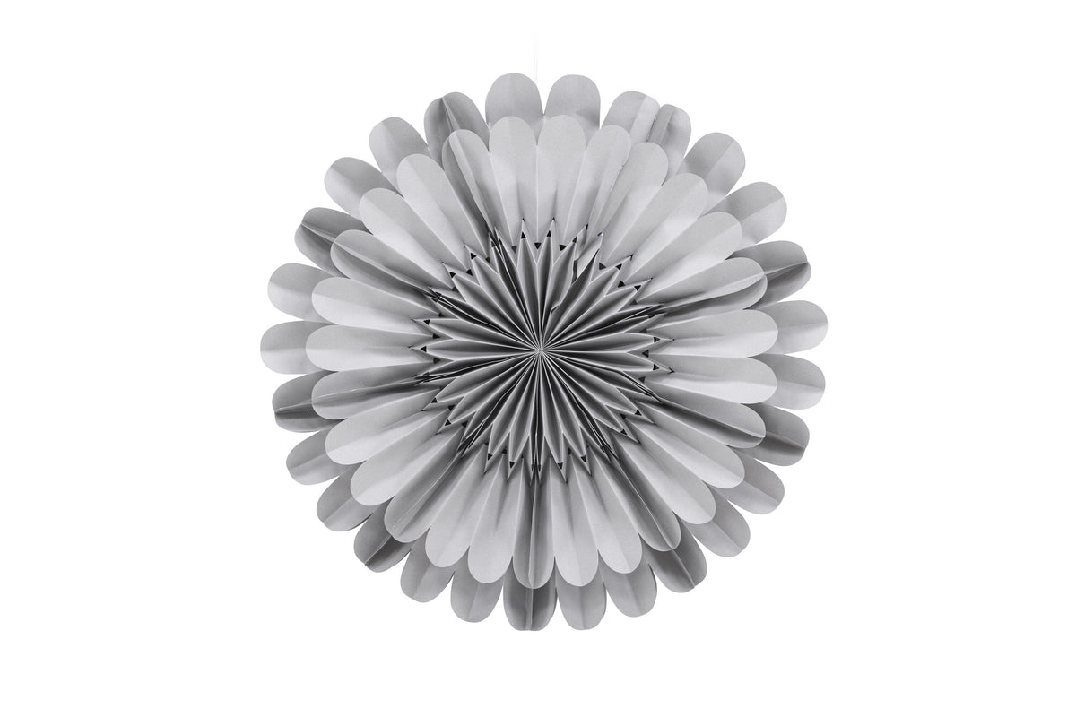 Rebellenclub Hanglamp Selu - donkergrijs - Ø 60 cm
