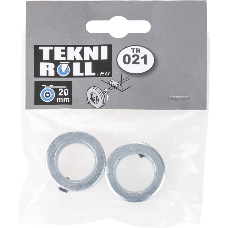 Bague de réglage pour essieu Ø 20 mm 2 pièces