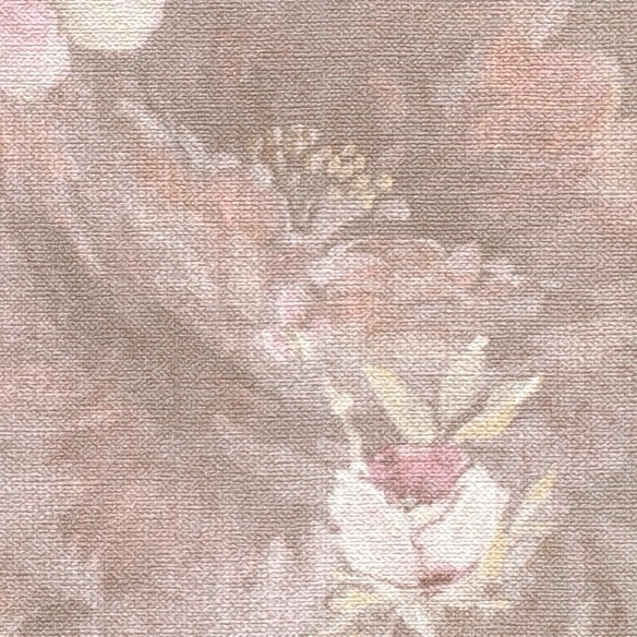 Vliestapete, 10,05x0,53m taupe Floral