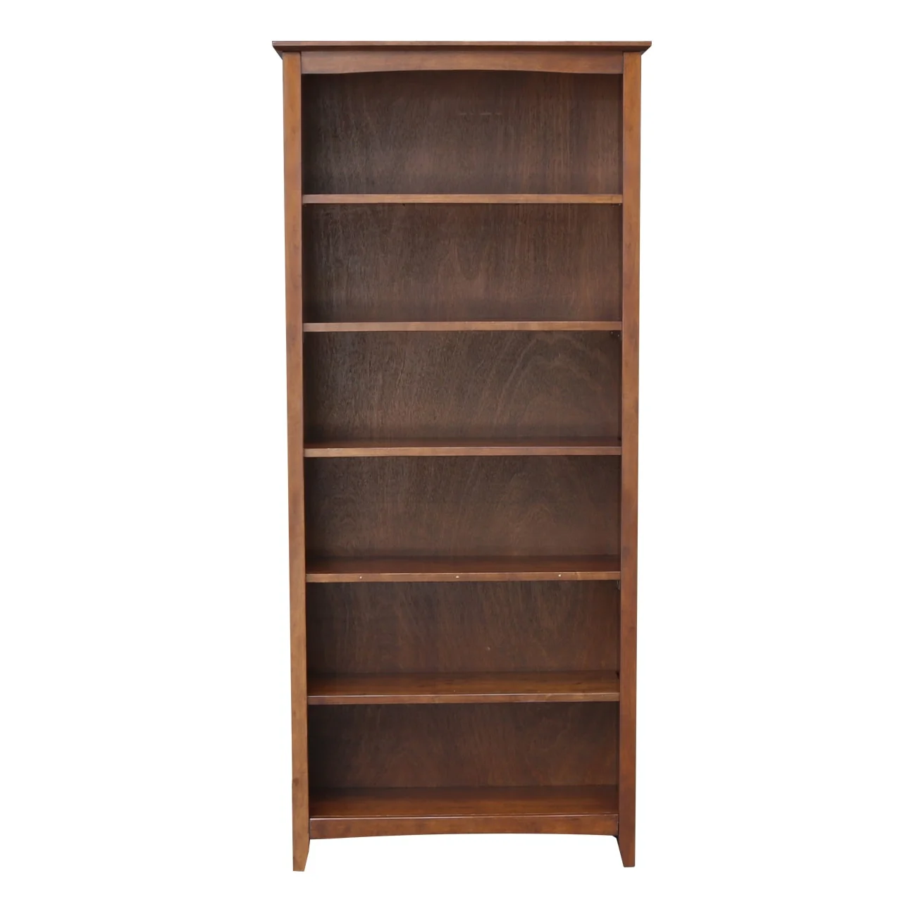 International Concepts Solid Wood Shaker Bookcase