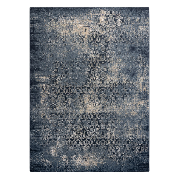 Dywan wełniany NAIN Przecierany vintage 7010/50911 granat / 80x150 cm