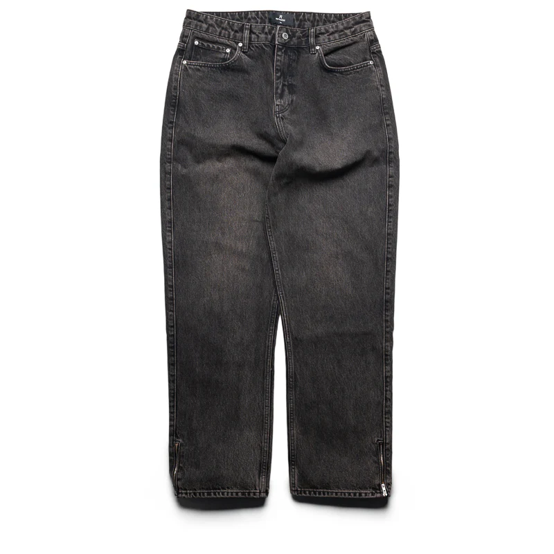 Represent R2S Split Straight Leg Denim Pants - Soot
