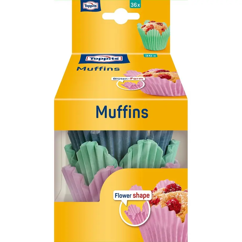 Papierförmchen Blüte
