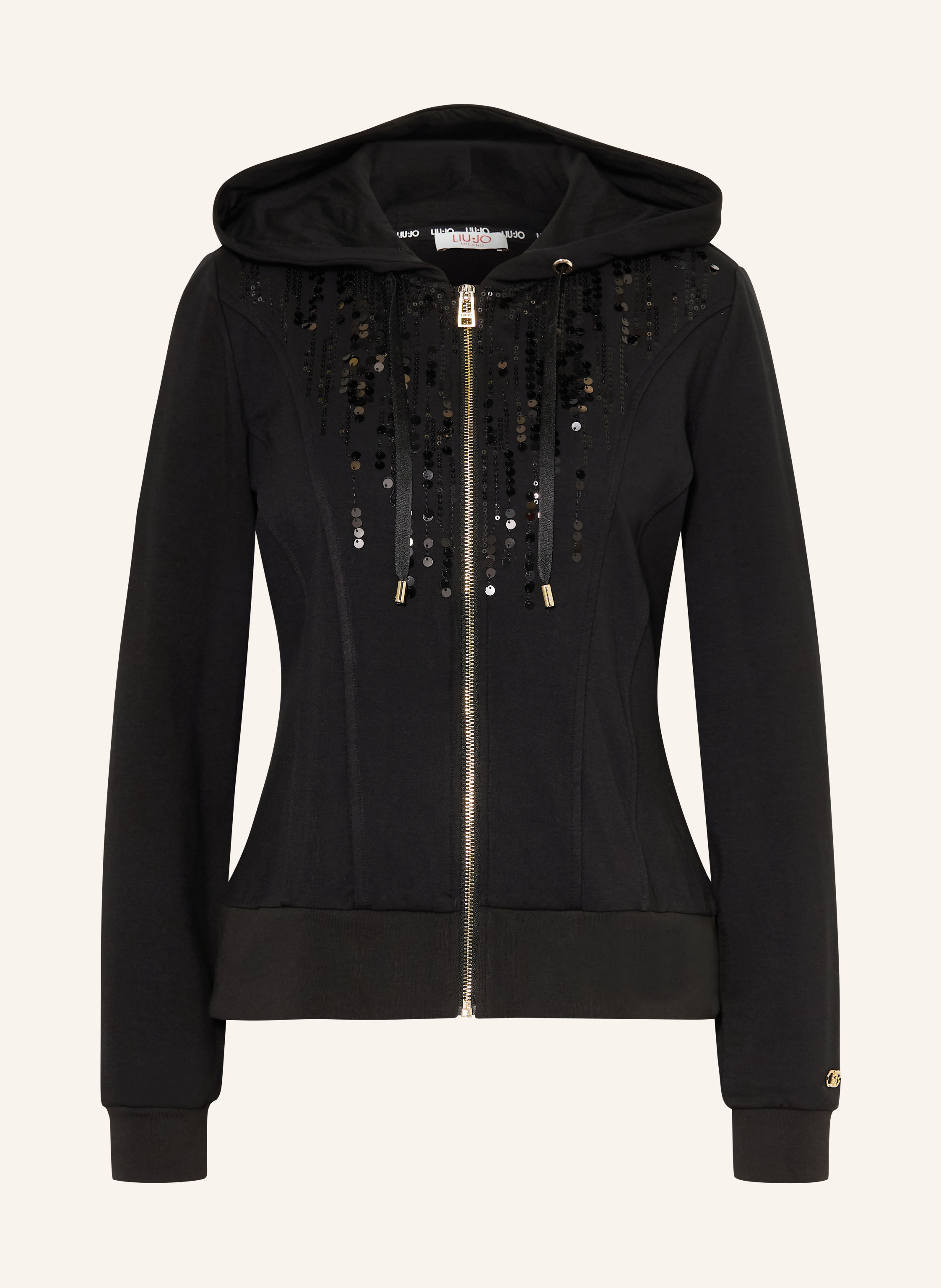 LIU JO Sweatjacke mit Pailletten