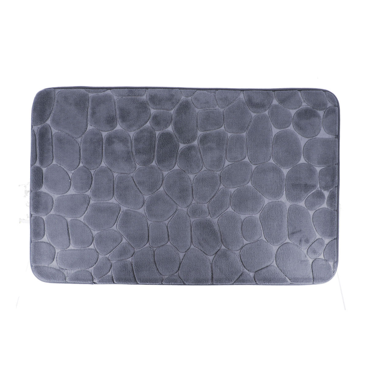 Tapete microfibra MEMOIRE cinza escuro