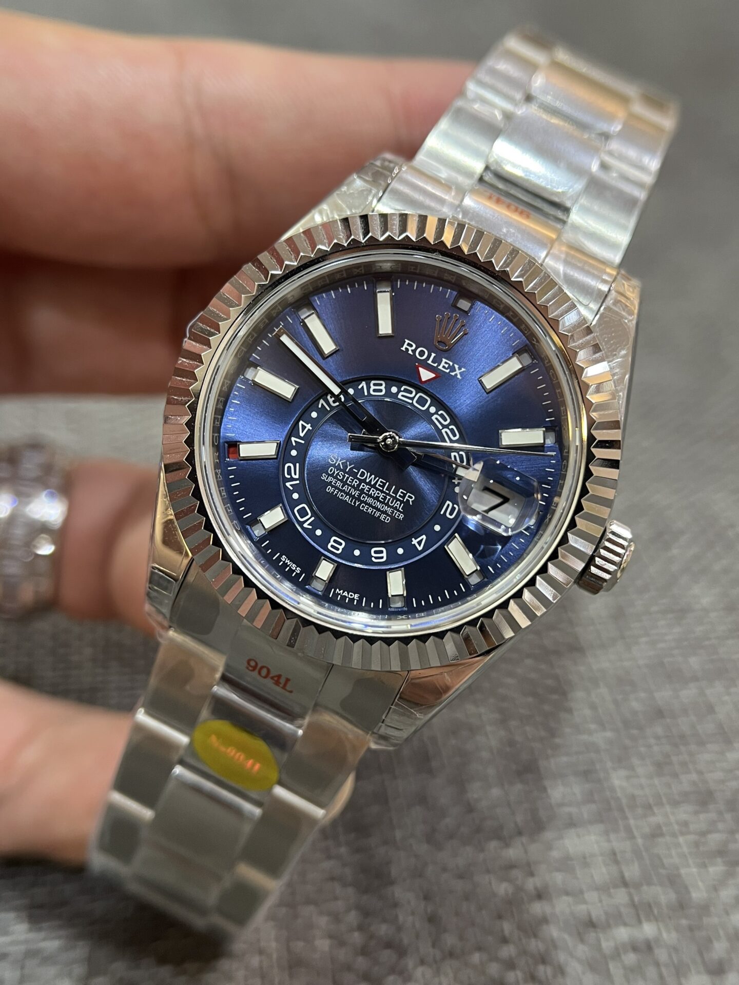 Rolex Sky-Dweller 326935 316L Steel Blue Dial 42mm Oyster NBF Replica