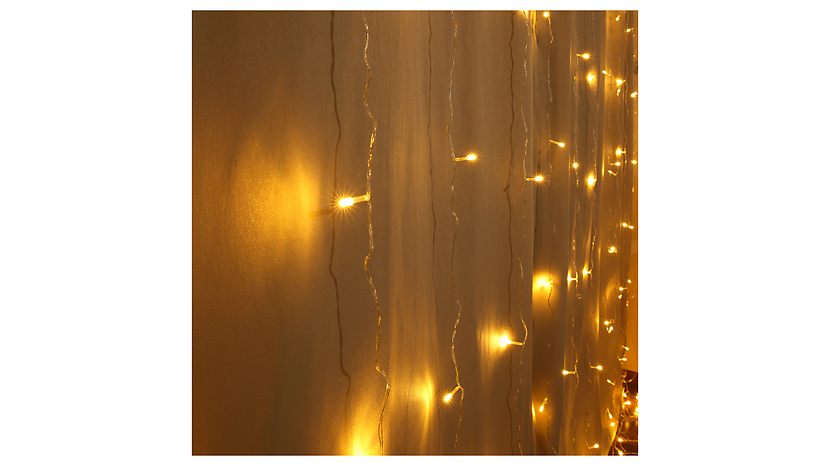 Kurtyna Longer 150 LED z timerem ciepła barwa światła