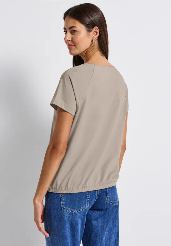 Shirt mit Schulterdetail