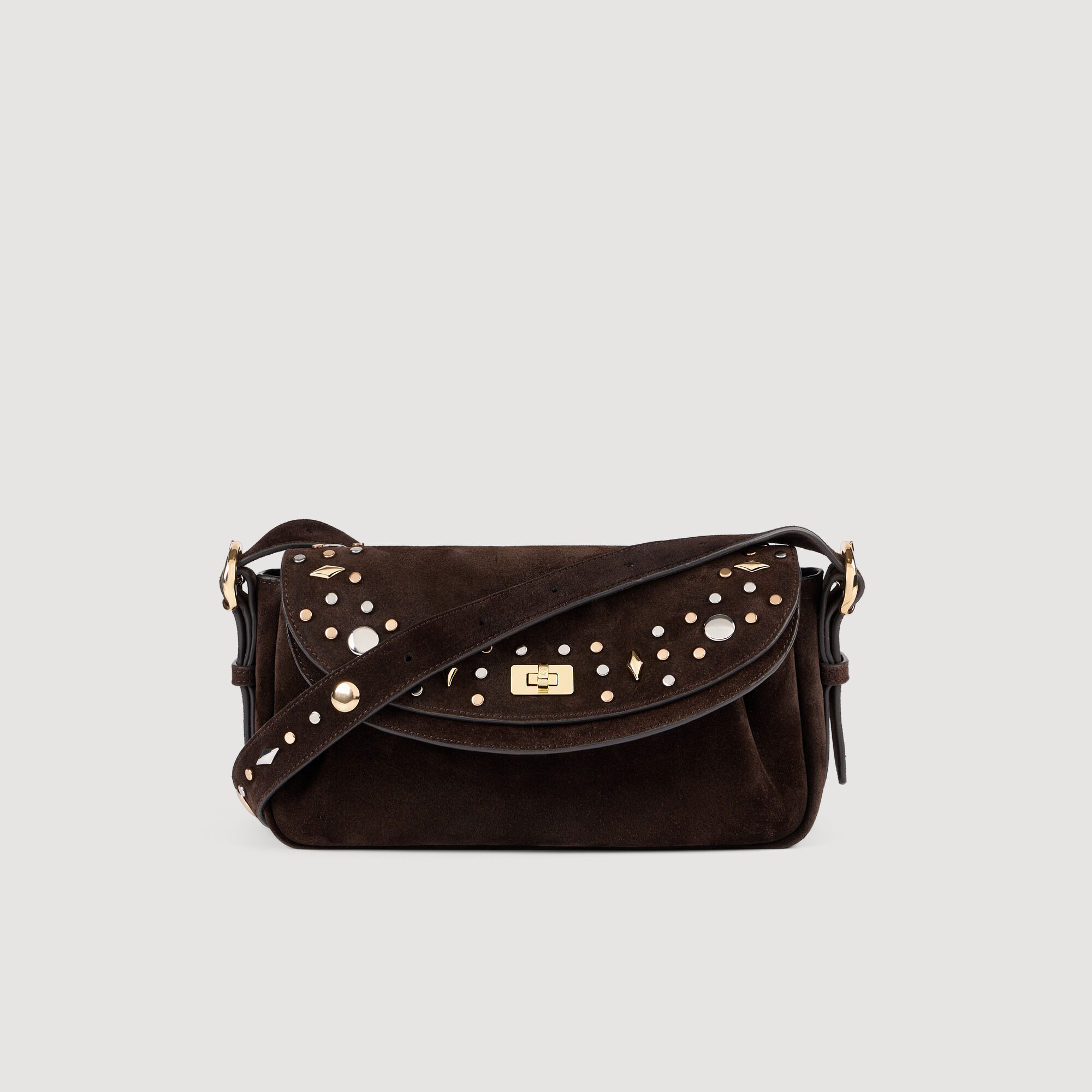Sac LE MAMBO JANYS en suède à studs