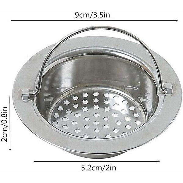 Filtre evier Cuisine nettoyant Plug Trou Cheveux Catcher évier Bouchons Bouchons évier de Cuisine Cuisine évier crépine 2pcs
