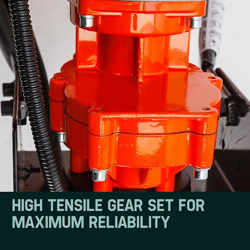 NNEMB Post Hole Digger 75CC Posthole Earth Auger Fence Borer Petrol Drill Bit