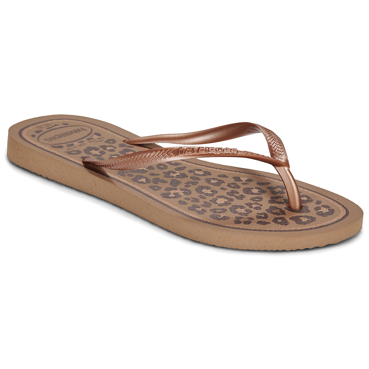 Havaianas - SLIM ANIMALS - Brown / Gold