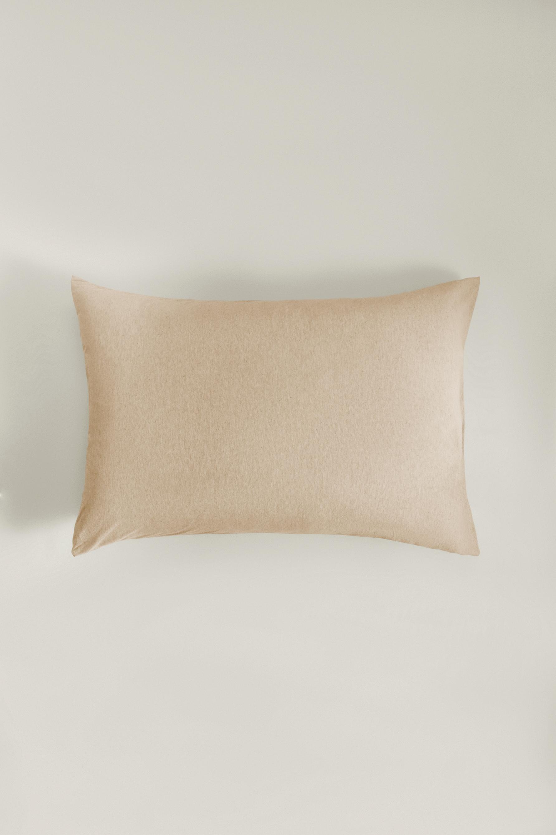 Pack 2 fundas almohadas punto algodón 50 x 75 cm