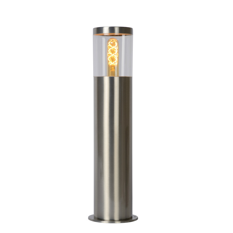 Potelet extérieur Fedor chrome dimmable E27 40 W LUCIDE