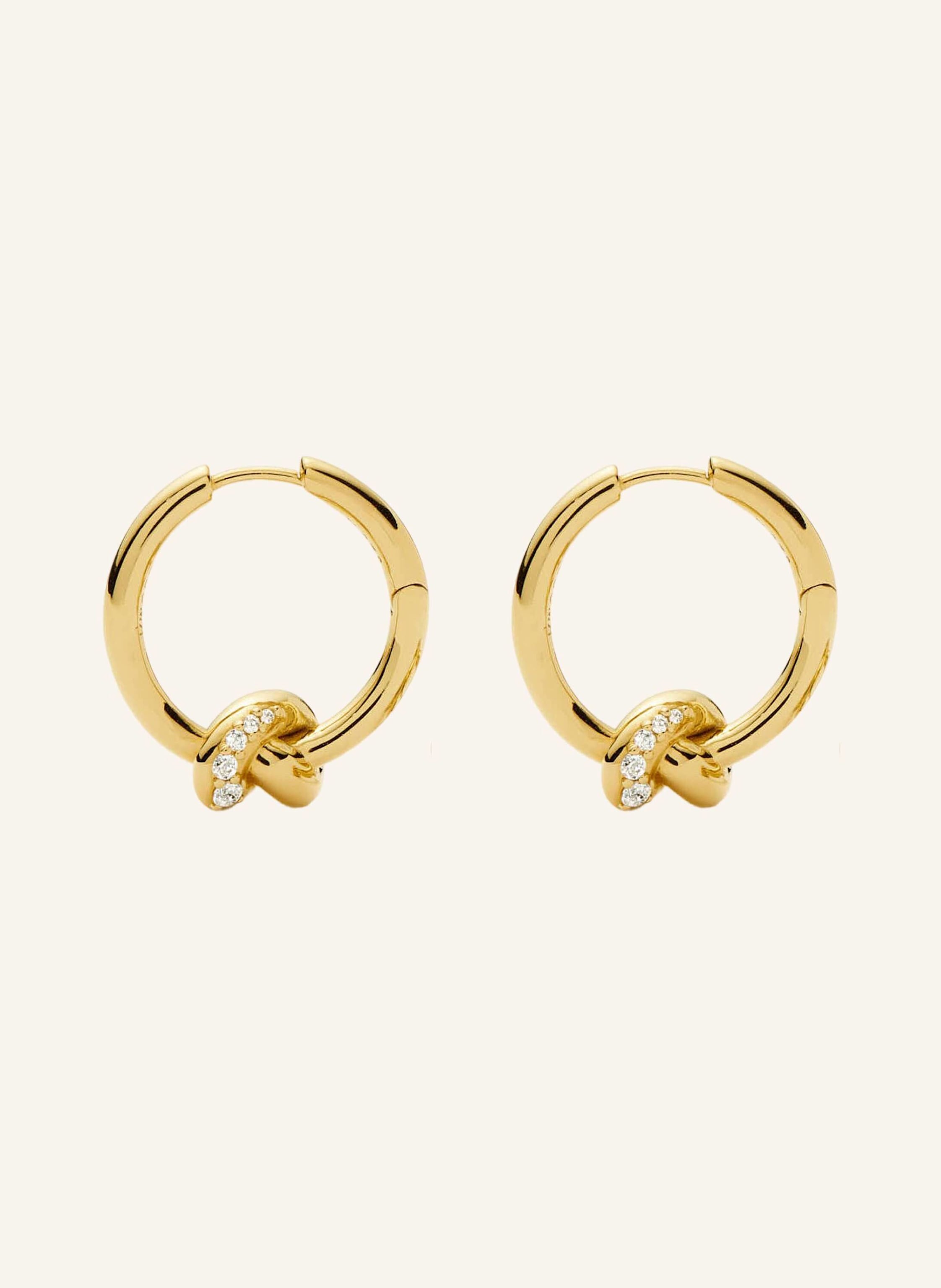 MISSOMA Ohrringe LUCY WILLIAMS PAVé KNOT SMALL by GLAMBOU