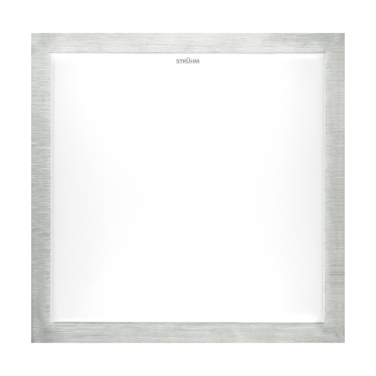 Plafon kwadratowa srebrna ALEX LED D 24W 1680lm 4000K IP44 03245 Strühm