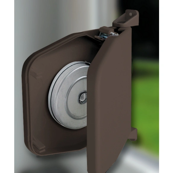 Aufschraubwickler »MINI«, braun, geeignet für: Rolladen-System: MINI