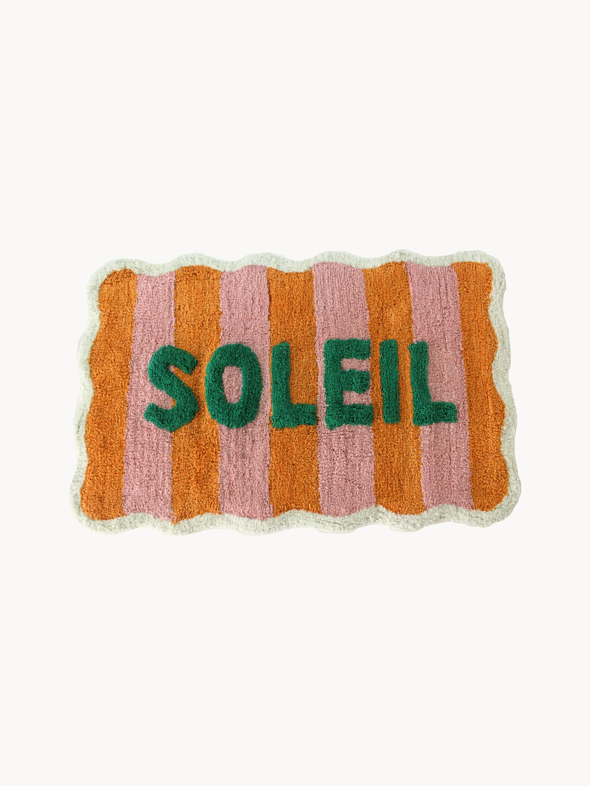 Badvorleger Soleil aus Baumwolle