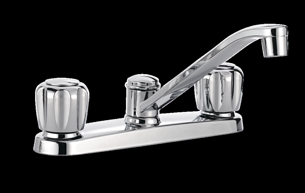 Danze Double Handle Metal Kitchen Faucet, Chrome