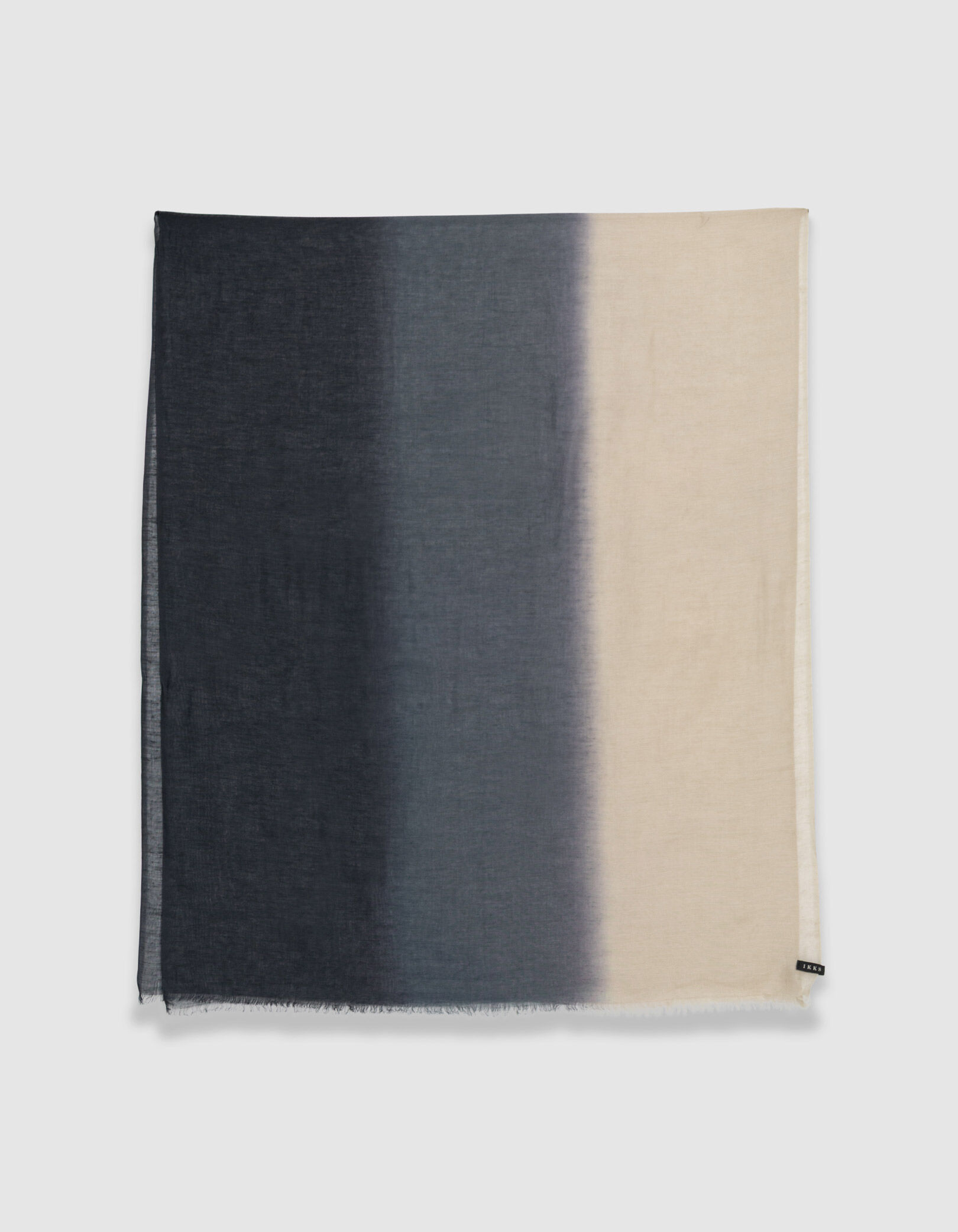 Foulard marine effet deep dye Homme