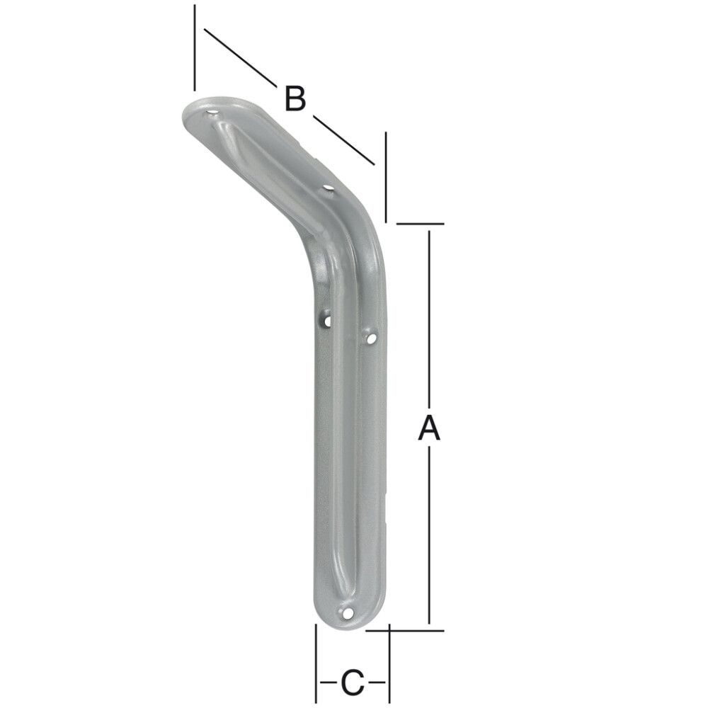 HYLLEKNEKT VORMANN 245X165MM TITAN