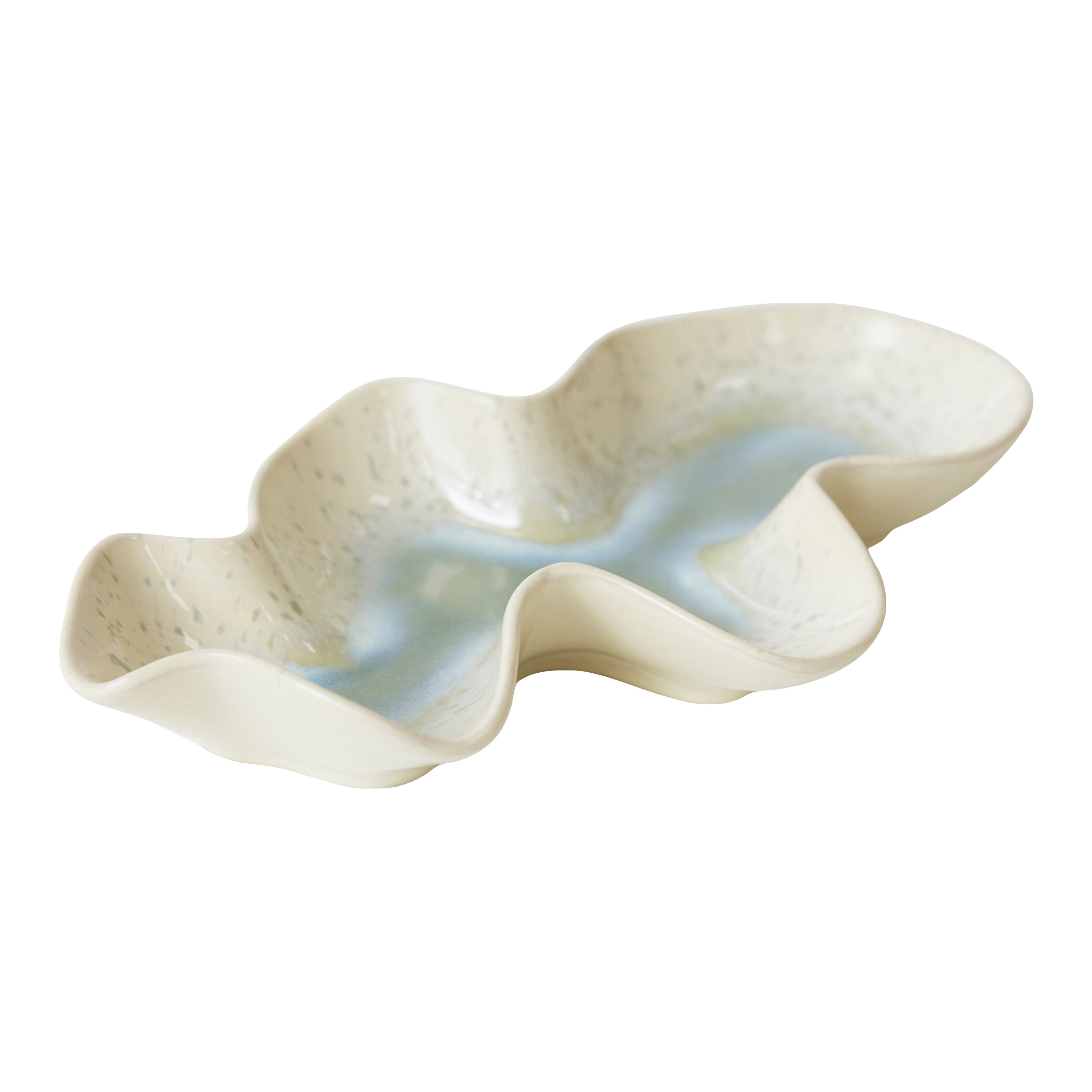 HKliving Shell Serveerschaal - Oyster