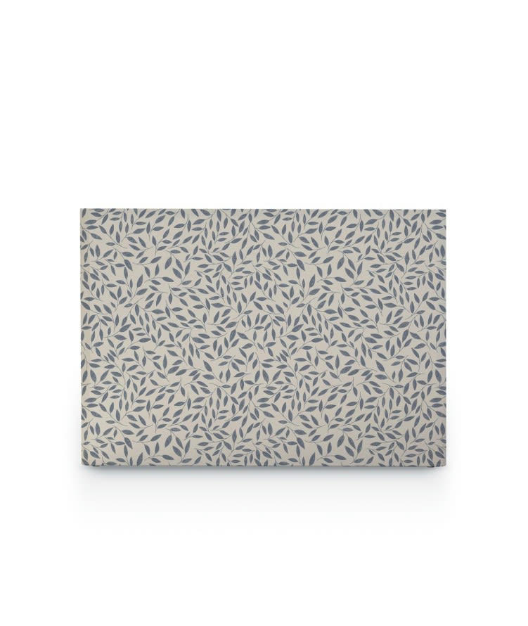 FOLIATURA - Tête de lit avec housse Bleu 180 cm