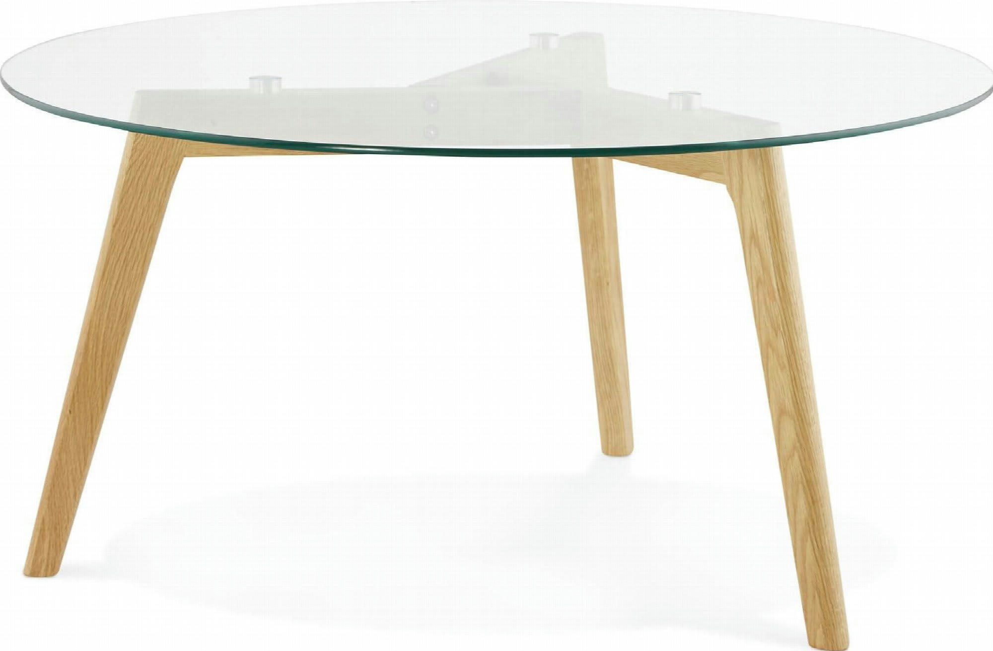 LILY - Table basse Verre Transparent