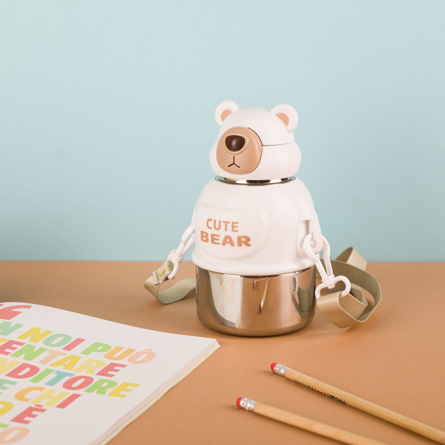 Bottiglia termica 600 ml Orsetto per bambini