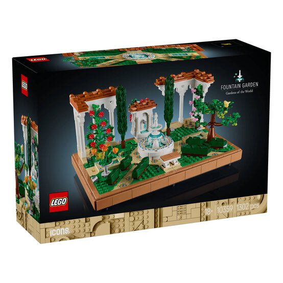 LEGO Icons Fountain Garden