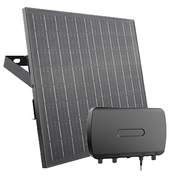 Kit d'éclairage pour carport Cosmeo hublot avec panneau solaire Alumin'home
