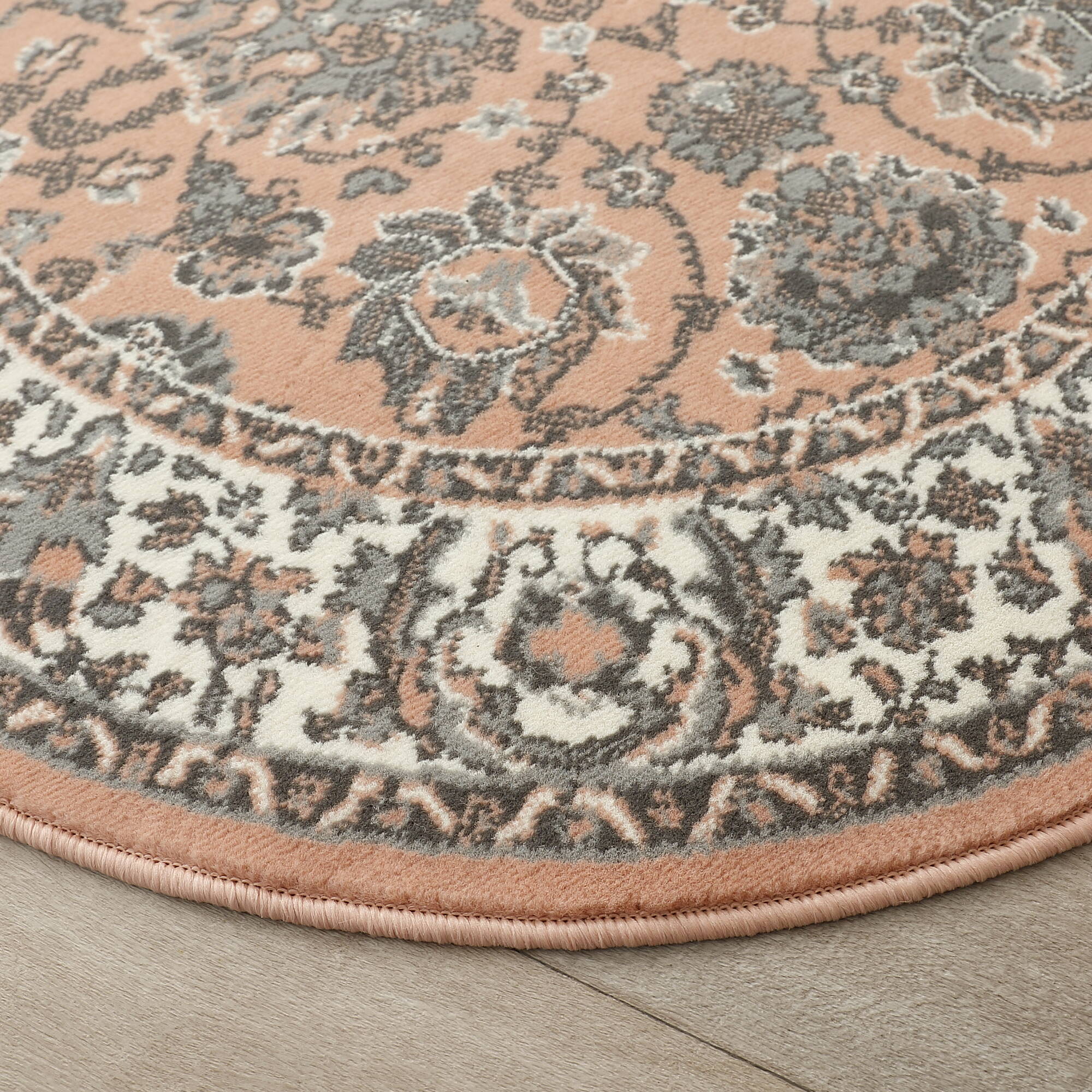 Tapis rond motifs perse