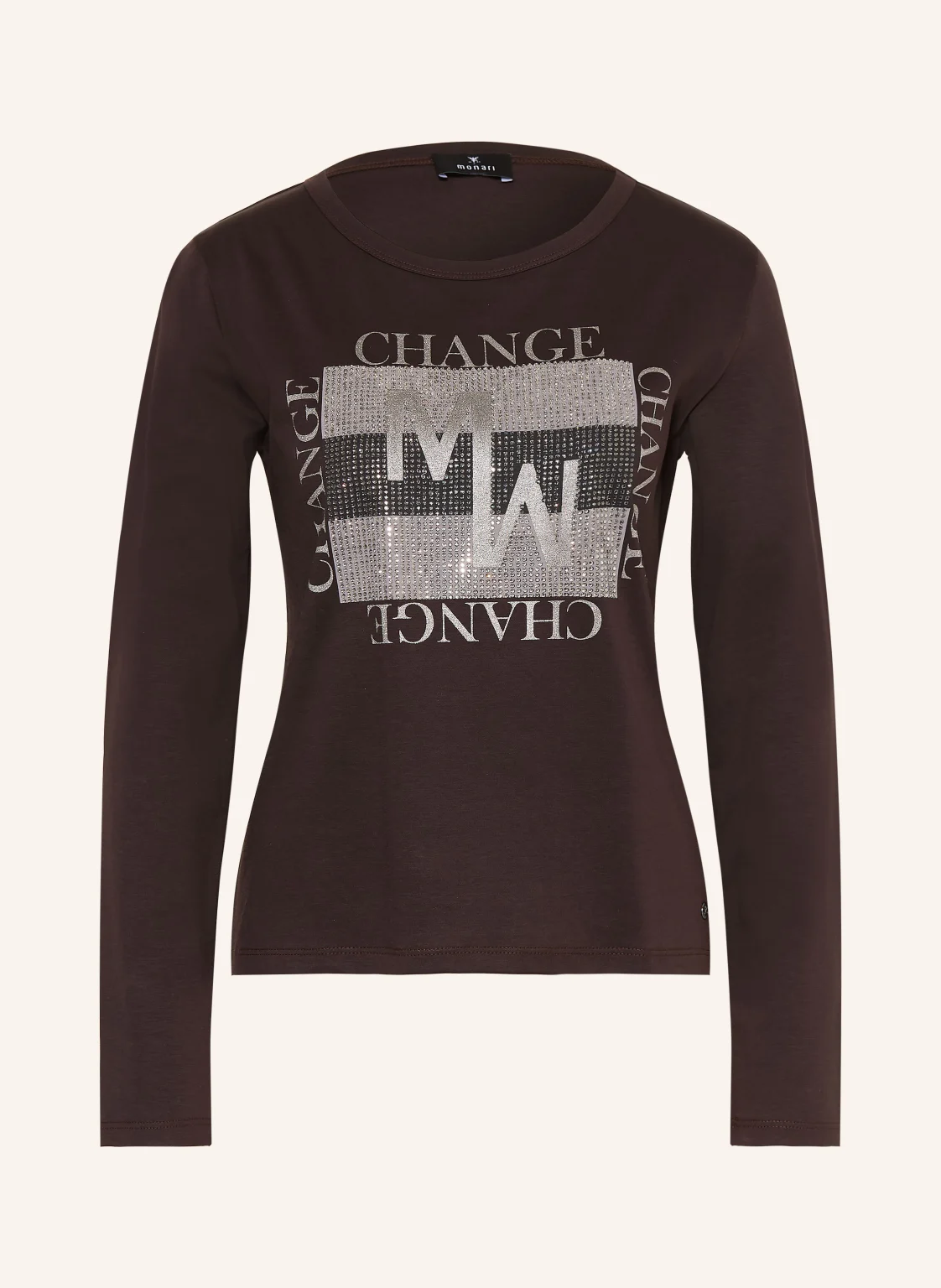 monari Longsleeve mit Schmucksteinen