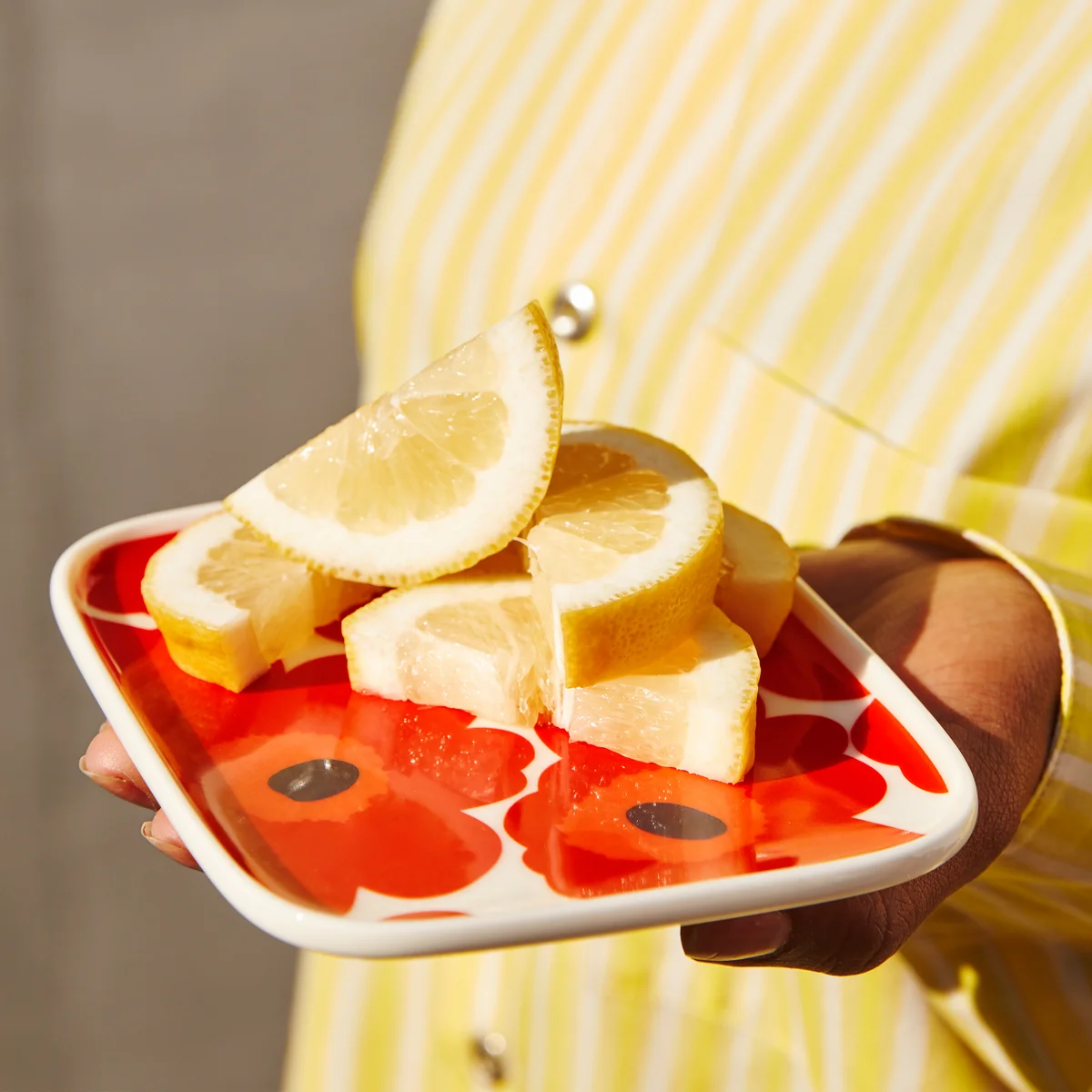Marimekko - Oiva Unikko Servierplatte