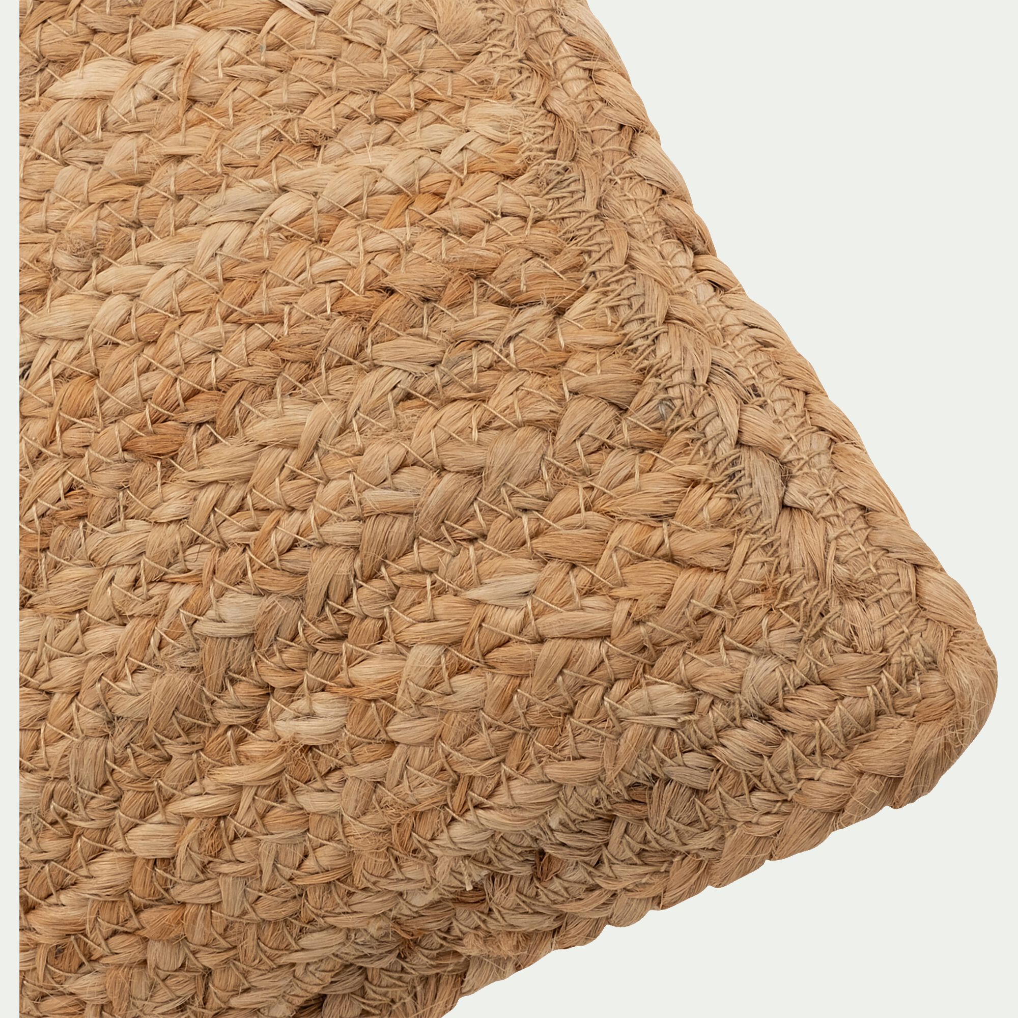 RUSH - Coussin en toile de jute 30x50cm - naturel