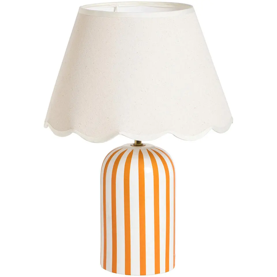 Lampenkap Florine - off-white katoen - 19x&Oslash;30 cm