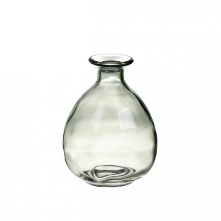 bottle lina - Vase vert clair H.12cm (Lot de 3)