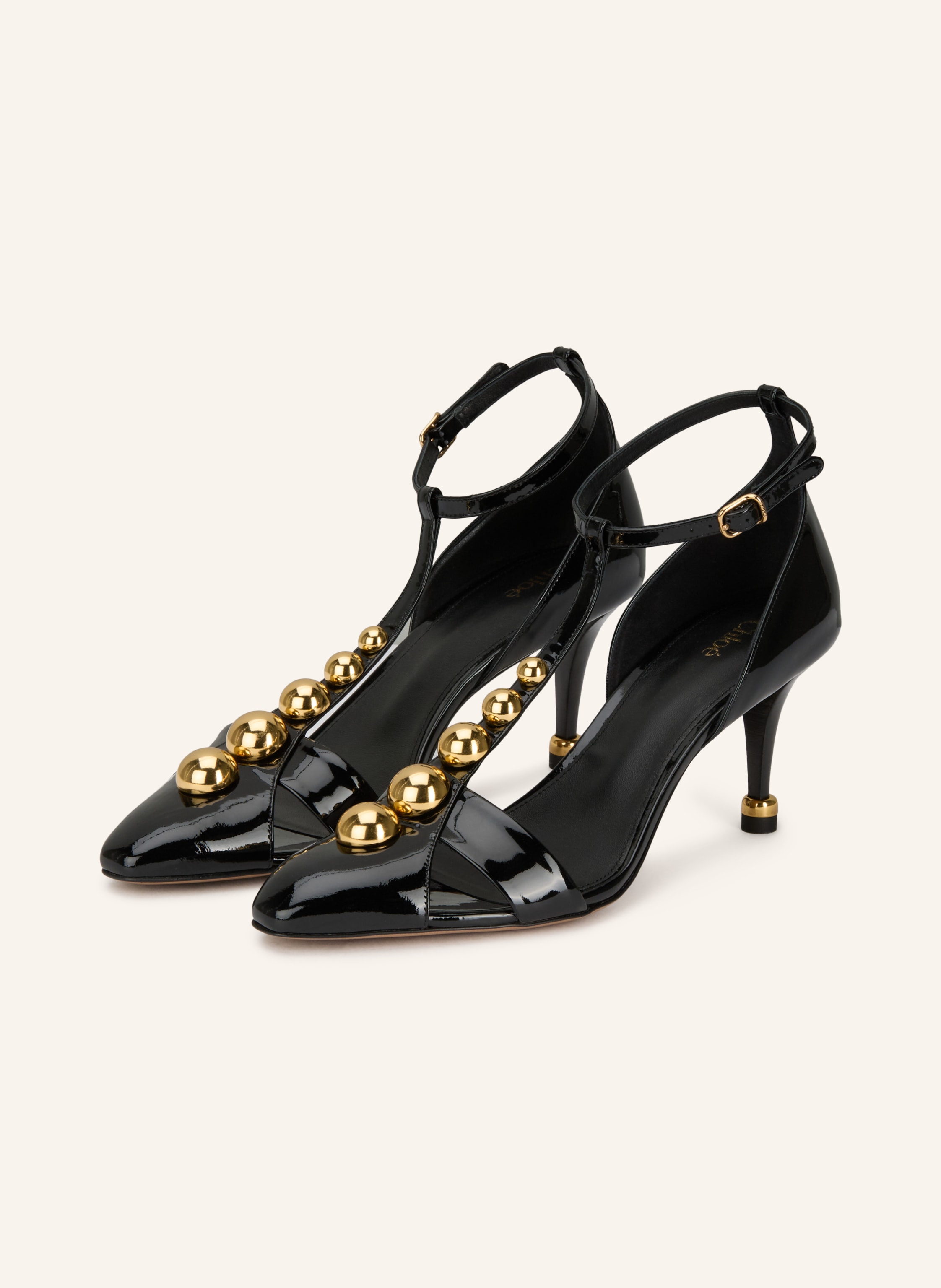 Chloé Lack-Pumps mit Nieten