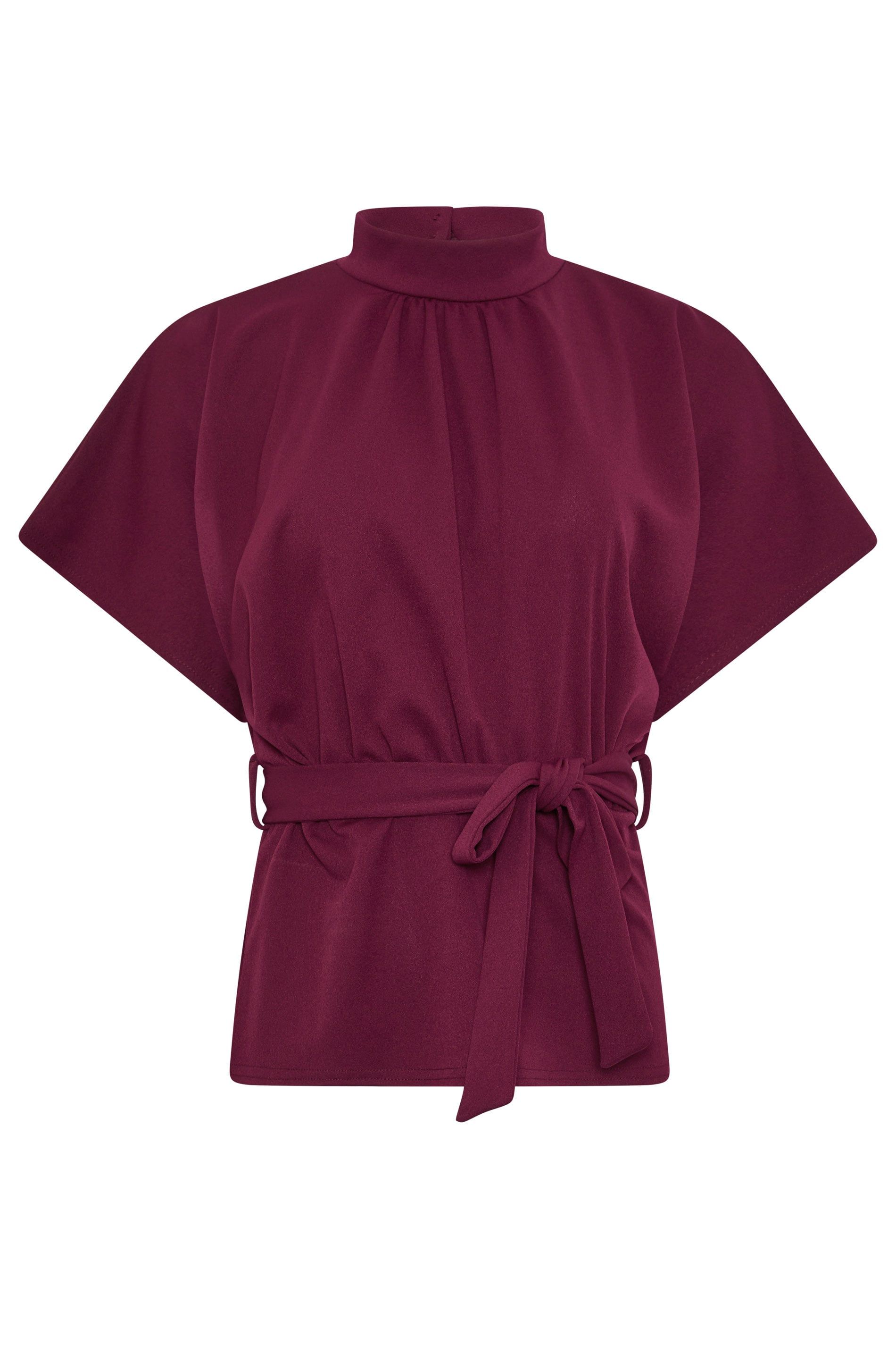 Star by Julien Macdonald High Neck Belted Top
