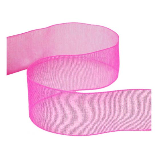 Hot Pink Organdie Ribbon 20mm x 5m