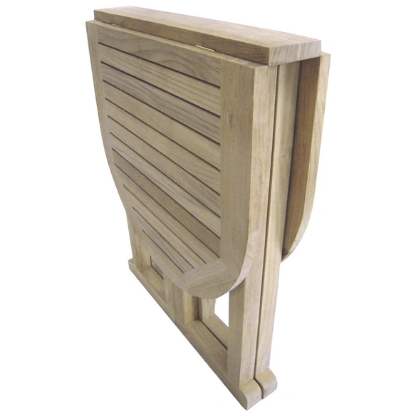 Balkontisch »Solo«, mit Teakholz-Tischplatte, BxTxH: 120 x 60 x 75 cm
