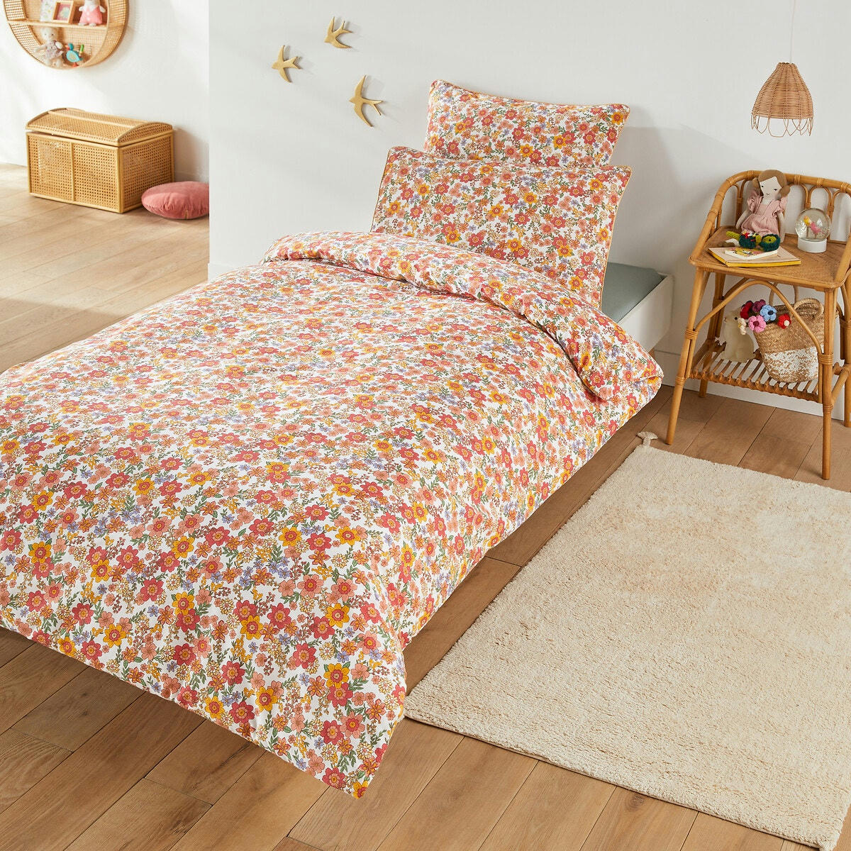 Housse de couette coton lavé, Meredith