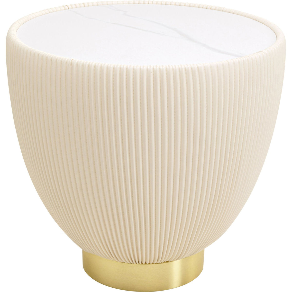 Kare Design Bijzettafel Endless Vegas Ø47cm beige