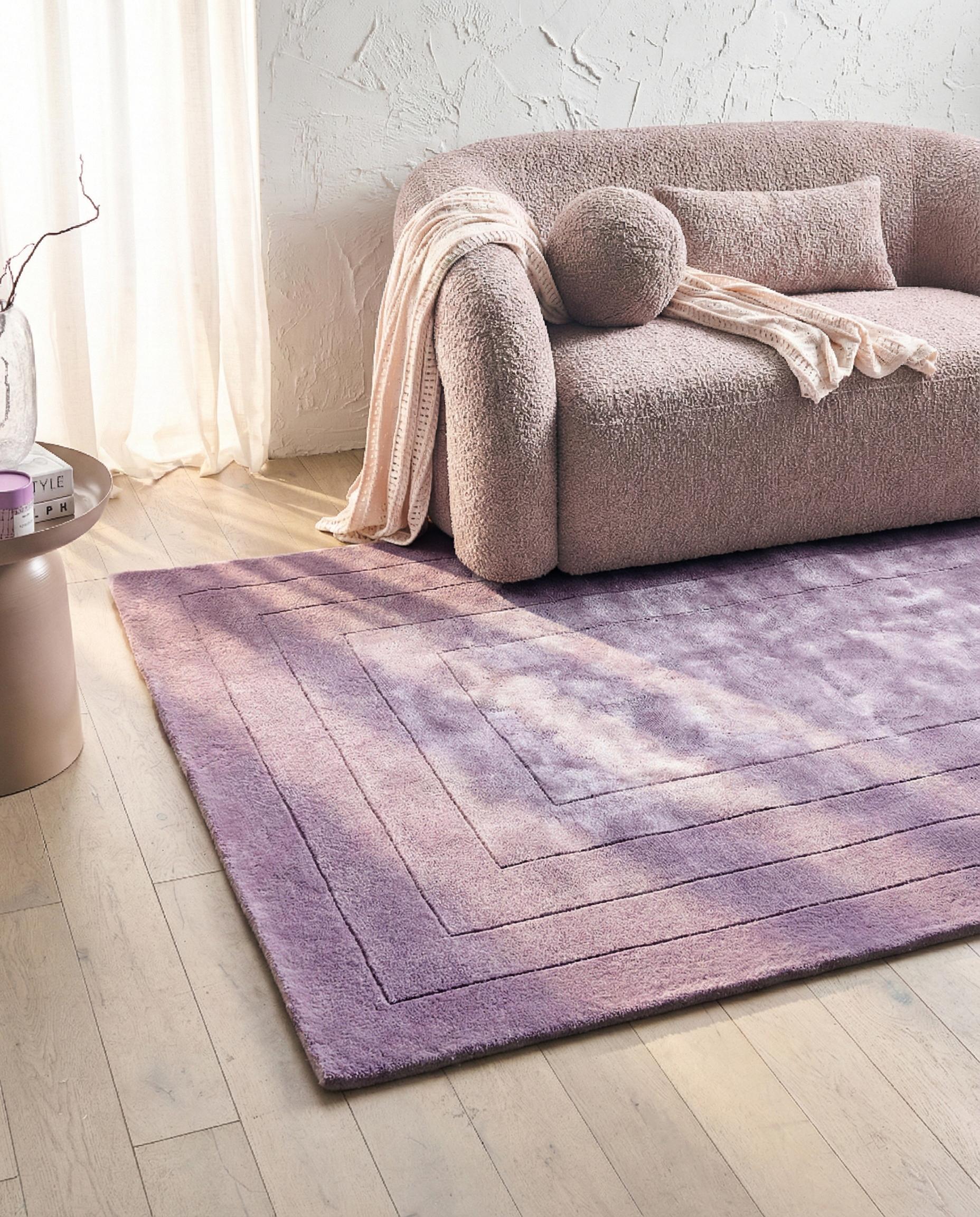Rug AMADO Violet 160 x 230 cm Viscose