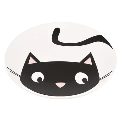 Flamingo Ceramic Plate Cat Guus