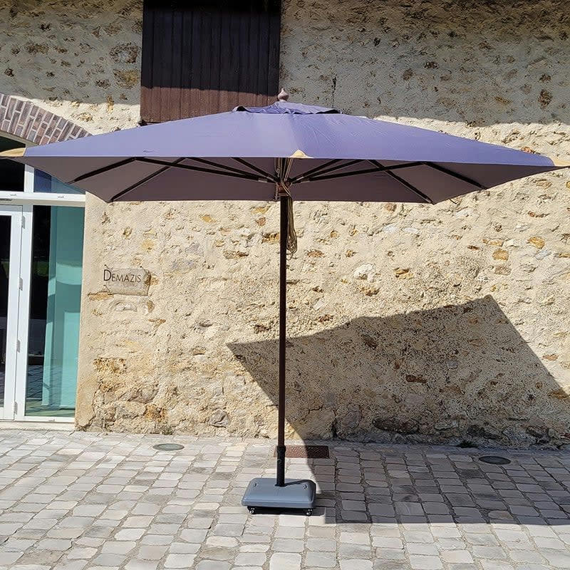 - Parasol droit 3x3 m gris